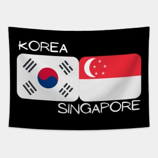 Korean Singaporean - Korea, Singapore Tapestry