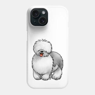 Dog - Old English Sheepdog - Gray and White Phone Case