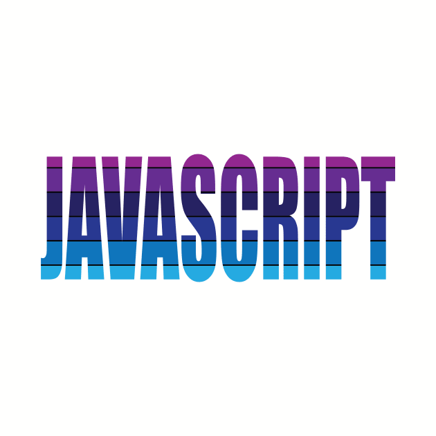 JavaScript Retro Stripes by TeesByJay