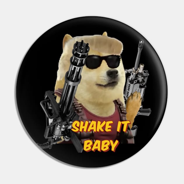 Doge Nukem Pin by RKBJJ