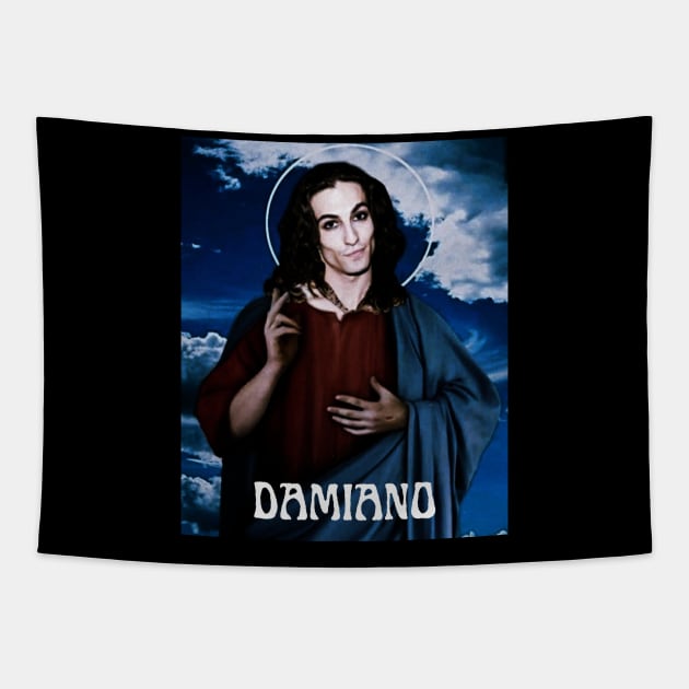 St Damiano funny Maneskin Tapestry by GOT A FEELING
