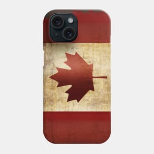 Flag of Canada / Grunge Phone Case