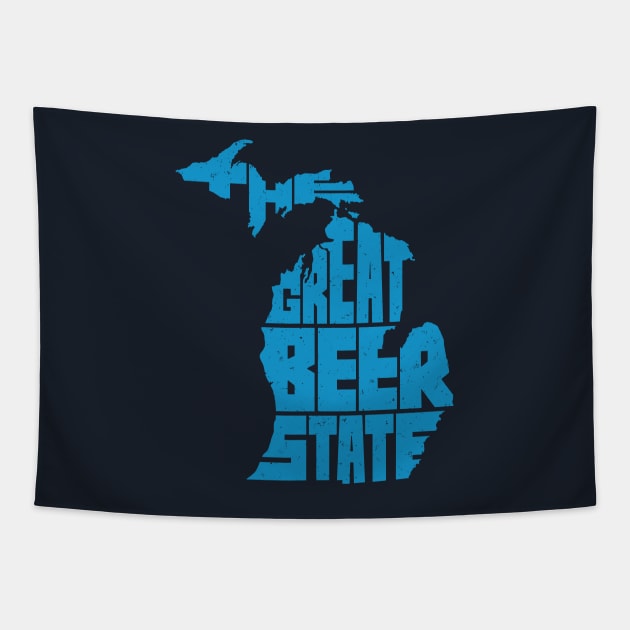 Michigan: The Great Beer State Tapestry by popgorn