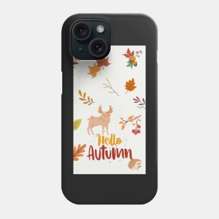 Autumn Essence: A Whispers of Nature Illustration Phone Case