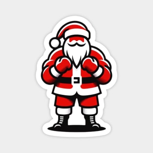 Santa's Festive Fight Night Magnet