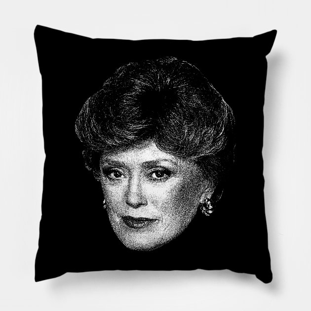 White Golden Rue McClanahan Vihntage Pillow by CakCulaiNabuiNabui