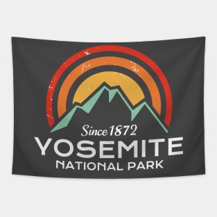 Yosemite National Park Retro Tapestry