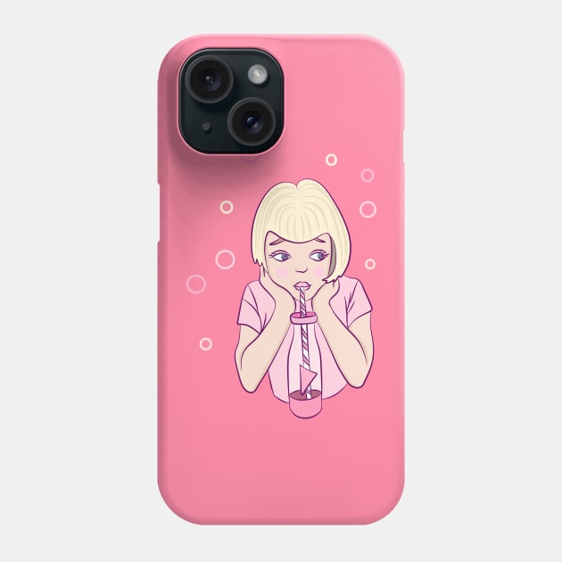 Cute Girl Design Phone Case by uveyiknur