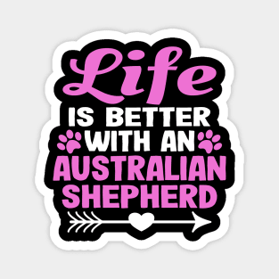 Australian Shepherd Aussie Dog Mom Dad Funny Gift Magnet