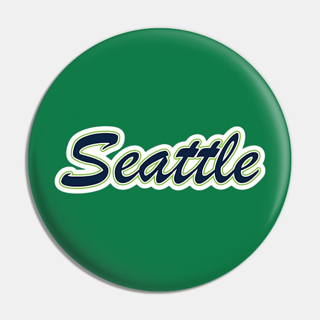 Football Fan of Seattle Pin by gkillerb