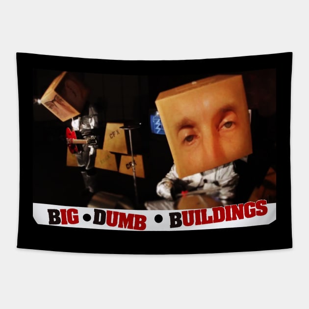 Big Dumb Buildings Promo Tapestry by Gregg Standridge