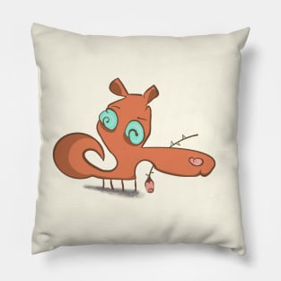 The fox and the rose Pillow