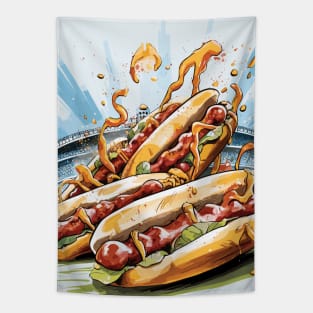 Hot dog Tapestry