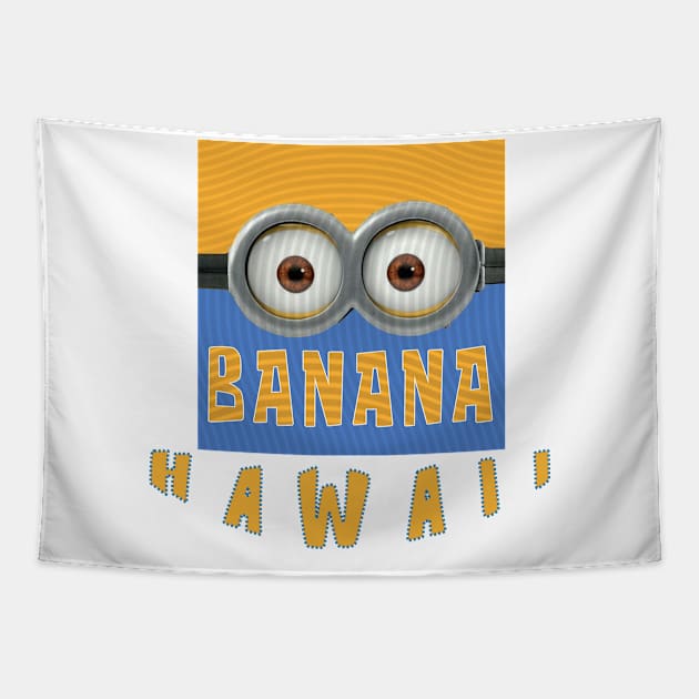 MINION BANANA USA HAWAII Tapestry by LuckYA