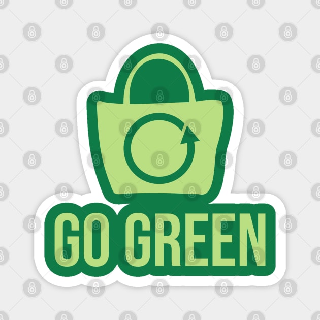 Go Green Magnet by ahmadzakiramadhan