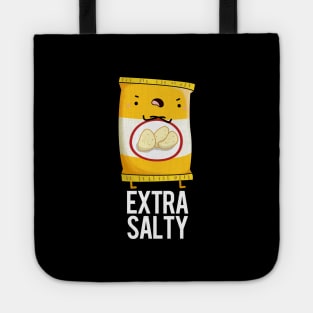 Extra Salty Funny Food Pun Tote