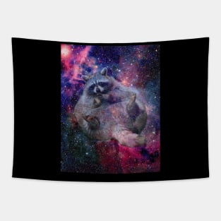 Space raccoon Tapestry