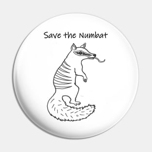 Save the Numbat Pin