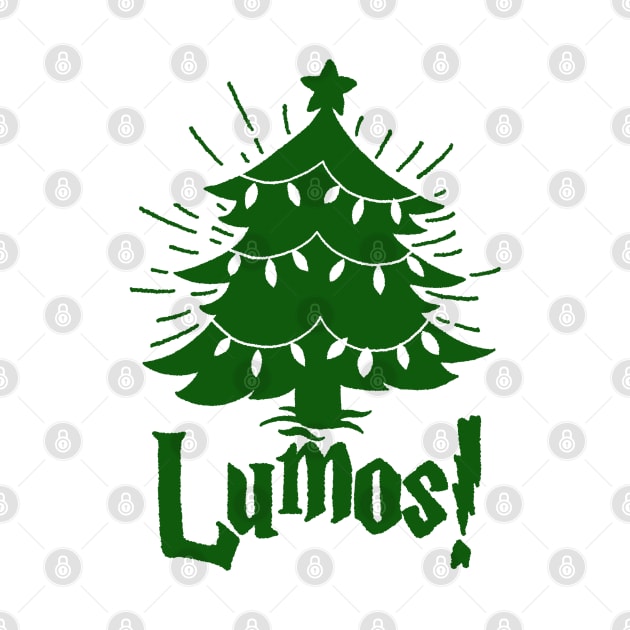 Christmas Lumos Pine Tree by illuti00npatterns