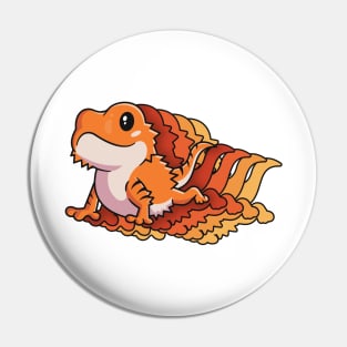 Retro Shirt Gift For Bearded Dragon Owner Lizard Lover Pin