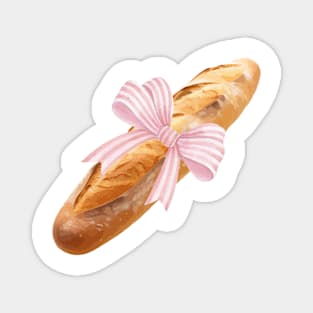 Baguette with bow Magnet