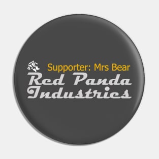 RPI Supporter Mrs Bear Pin