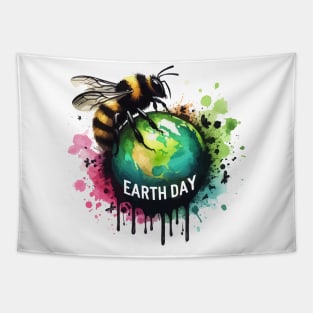 Save The Bees Earth Day Save The Earth Tapestry