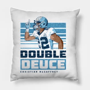 Christian McCaffrey Carolina Deuce Pillow