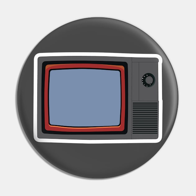 Old TV. Old age single icon in flat style vector symbol illustration. Pin by AlviStudio