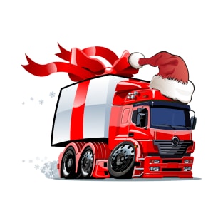 Cartoon christmas truck T-Shirt