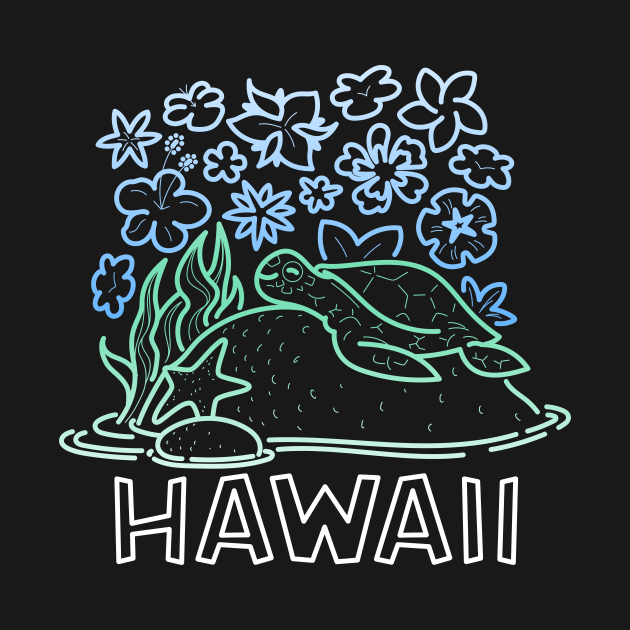 Hawaiian Vacation - Turtle by JPenfieldDesigns