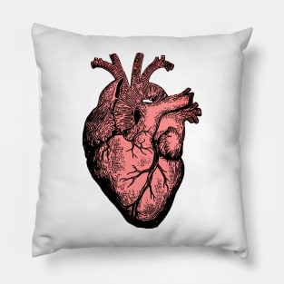 Human Heart - Graphic Design Illustration Art Pillow