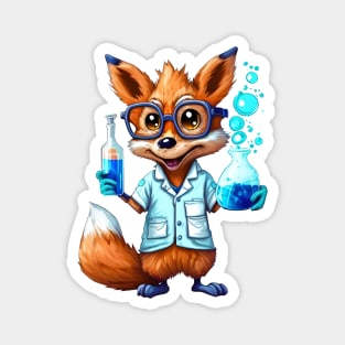 The Chemist Fox Magnet