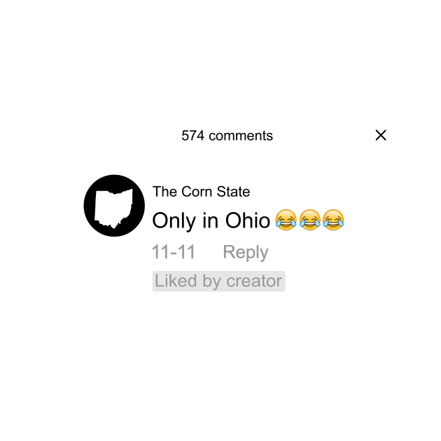 Hilarious Only In Ohio Comment by FreckleFaceDoodles