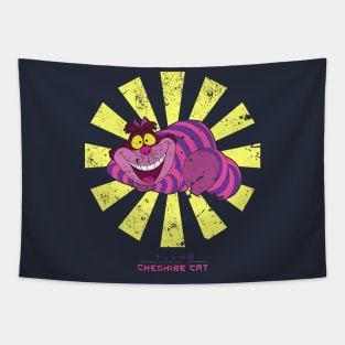 Cheshire Cat Retro Japanese Tapestry