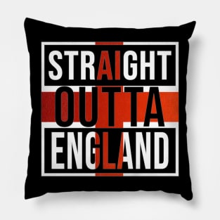 Straight Outta England - Gift for  From England in English St Georges Flag,David Cameron,theresa may,tony blair, Pillow