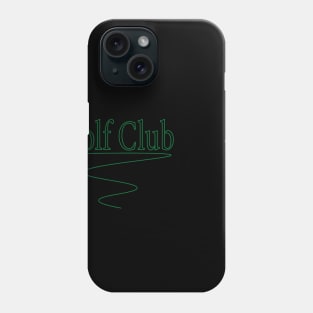 Golf Club T-shirt Phone Case