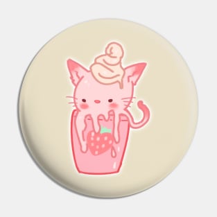 cappucino pets: strawberry kitty Pin