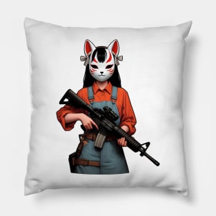 Tactical Kitsune Pillow