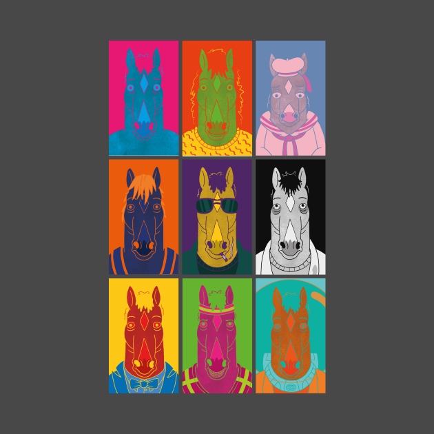 Bojack Horseman Art Pop - Bojack Horseman - T-Shirt | TeePublic