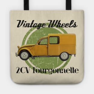 Vintage Wheels - Citroën 2CV Fourgonnette Tote