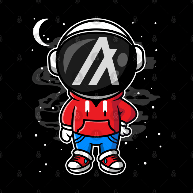 Hiphop Astronaut Algorand ALGO Coin To The Moon Crypto Token Cryptocurrency Wallet Birthday Gift For Men Women by Thingking About