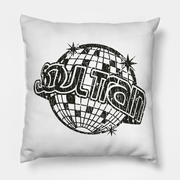 RETRO STYLE - SOUL TRAIN DANCING BLACK 70S Pillow by MZ212