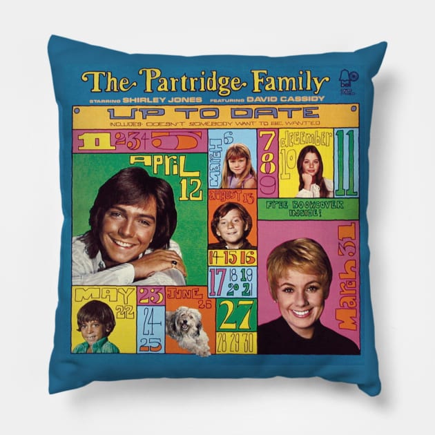 Partridge Family - Up to Date Pillow by offsetvinylfilm