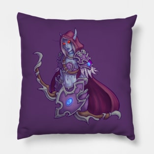 Lady Sylvanas Windrunner, the Banshee Queen Pillow