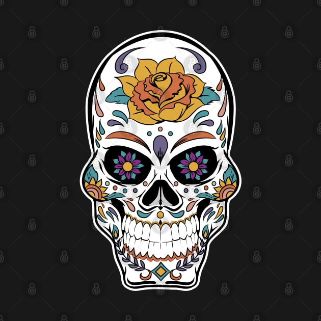 Dia de los Muertos Skull by Styleuniversal