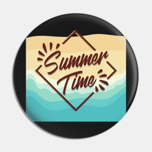 Summer time Pin