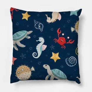 Ocean life pattern Pillow