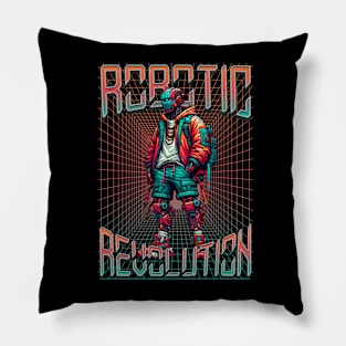 Robotic Revolution Pillow