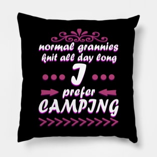 Grandma Retirement Caravan Pension Camping Pillow